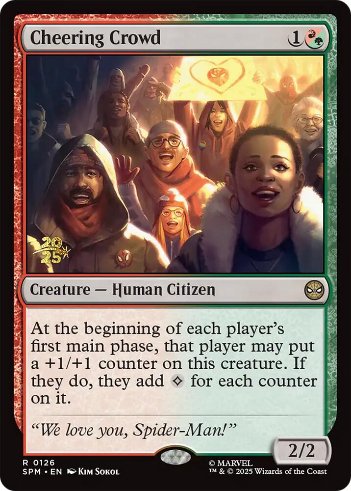 Cheering Crowd [Marvel's Spider-Man Prerelease Promos] | Devastation Store
