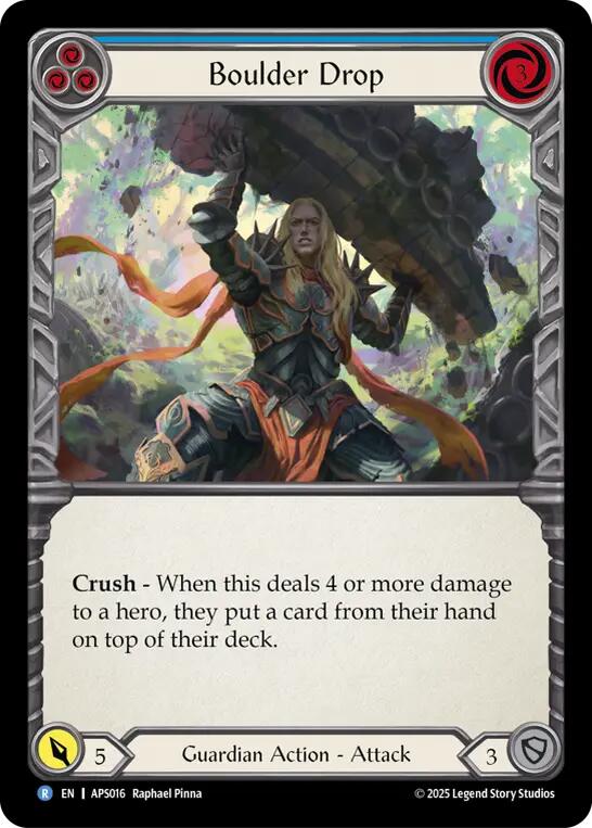 Boulder Drop (Blue) [APS016] (Armory Deck: Pleiades) | Devastation Store