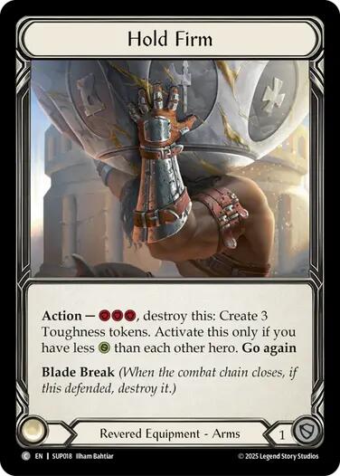Hold Firm (Cold Foil) [SUP018] (Super Slam)  Cold Foil | Devastation Store