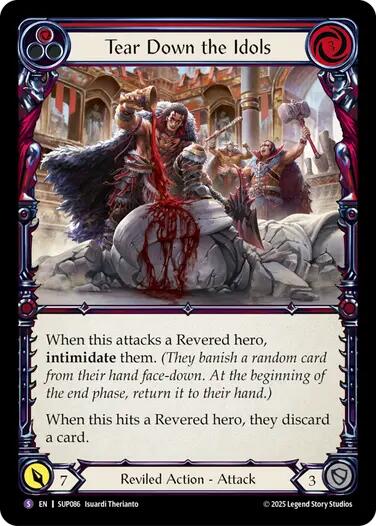 Tear Down the Idols [SUP086] (Super Slam)  Rainbow Foil | Devastation Store