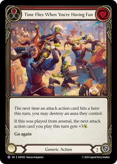 Time Flies When You're Having Fun [SUP220] (Super Slam)  Rainbow Foil | Devastation Store