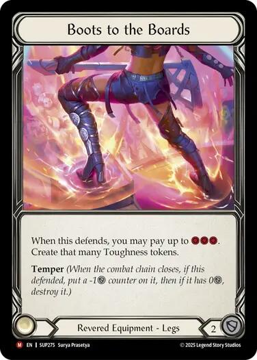 Boots to the Boards (Cold Foil) [SUP274] (Super Slam)  Cold Foil | Devastation Store