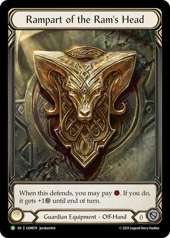 Rampart of the Ram's Head [GEM079] (GEM Pack 3)  Rainbow Foil | Devastation Store