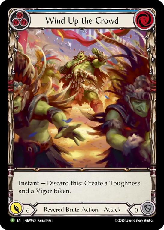 Wind Up the Crowd [GEM085] (GEM Pack 3)  Rainbow Foil | Devastation Store
