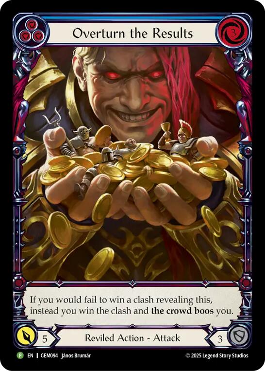 Overturn the Results [GEM094] (GEM Pack 3)  Rainbow Foil | Devastation Store