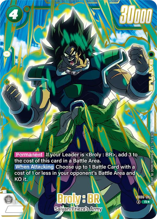 Broly : BR (FB06-062) (Gold) [Fusion World Promotion Cards] | Devastation Store