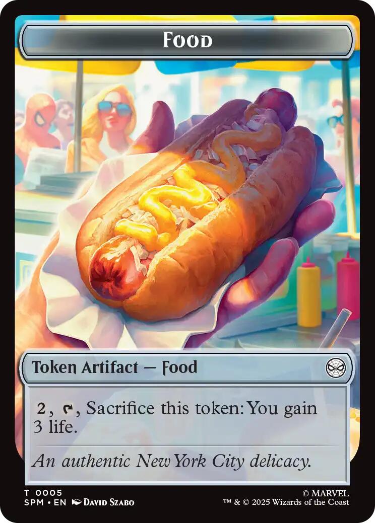 Food // Robot Double-Sided Token [Marvel's Spider-Man Tokens] | Devastation Store