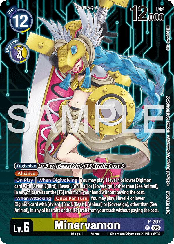 Minervamon [P-207] (Hacker's Slumber Box Promotion Pack) [Promotional Cards] | Devastation Store