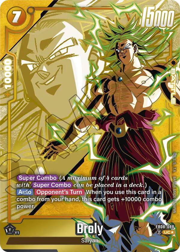 Broly (FB08-088) (Alternate Art) [Saiyan's Pride] | Devastation Store