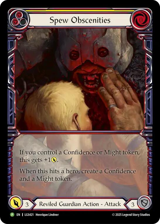 Spew Obscenities [LGS421] (Promo)  Cold Foil | Devastation Store