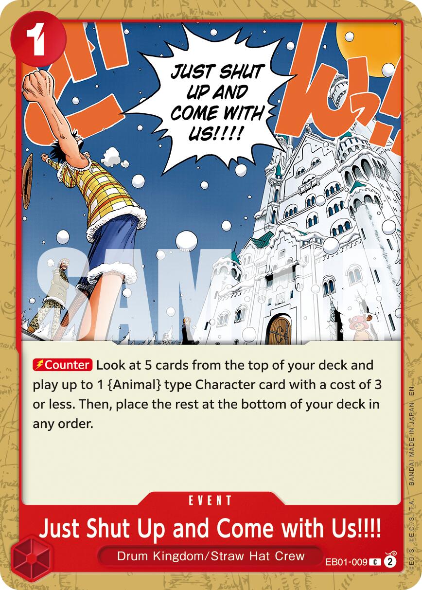 Just Shut Up and Come with Us!!!! (Reprint) [Premium Booster -The Best- Vol. 2] | Devastation Store