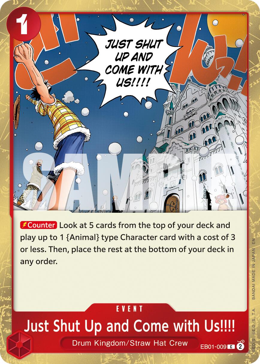 Just Shut Up and Come with Us!!!! (Pirate Foil) [Premium Booster -The Best- Vol. 2] | Devastation Store