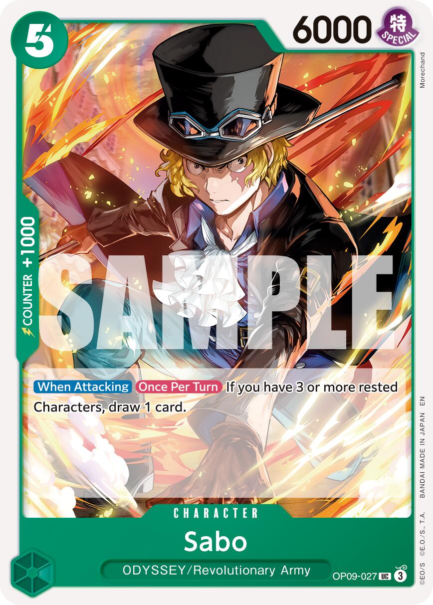 Sabo (OP09-027) (Reprint) [Premium Booster -The Best- Vol. 2] | Devastation Store