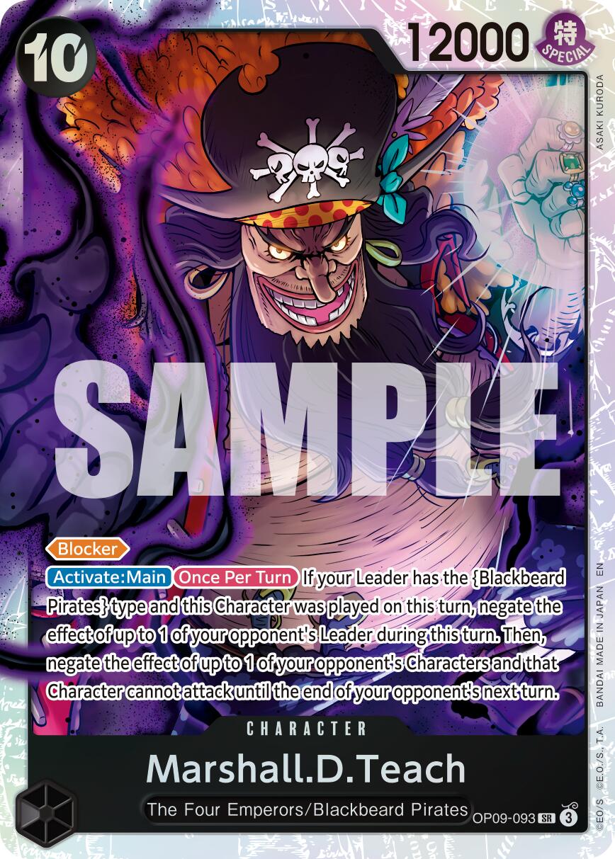 Marshall.D.Teach (OP09-093) (Reprint) [Premium Booster -The Best- Vol. 2] | Devastation Store