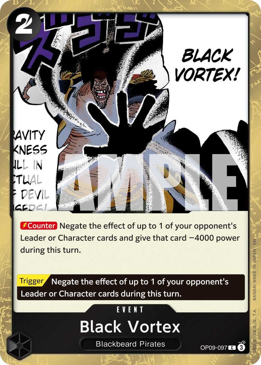 Black Vortex (Pirate Foil) [Premium Booster -The Best- Vol. 2] | Devastation Store