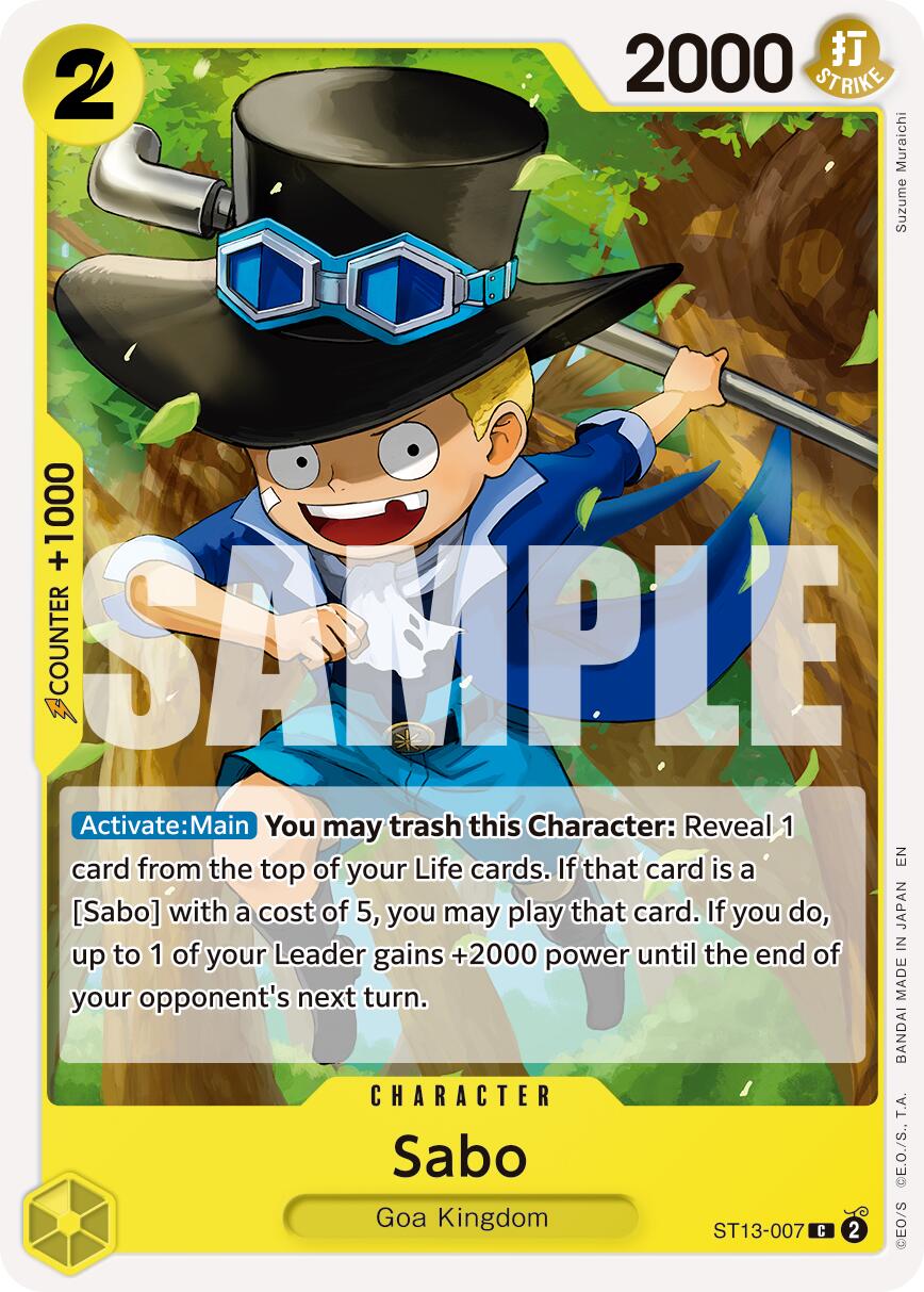 Sabo (ST13-007) (Reprint) [Premium Booster -The Best- Vol. 2] | Devastation Store