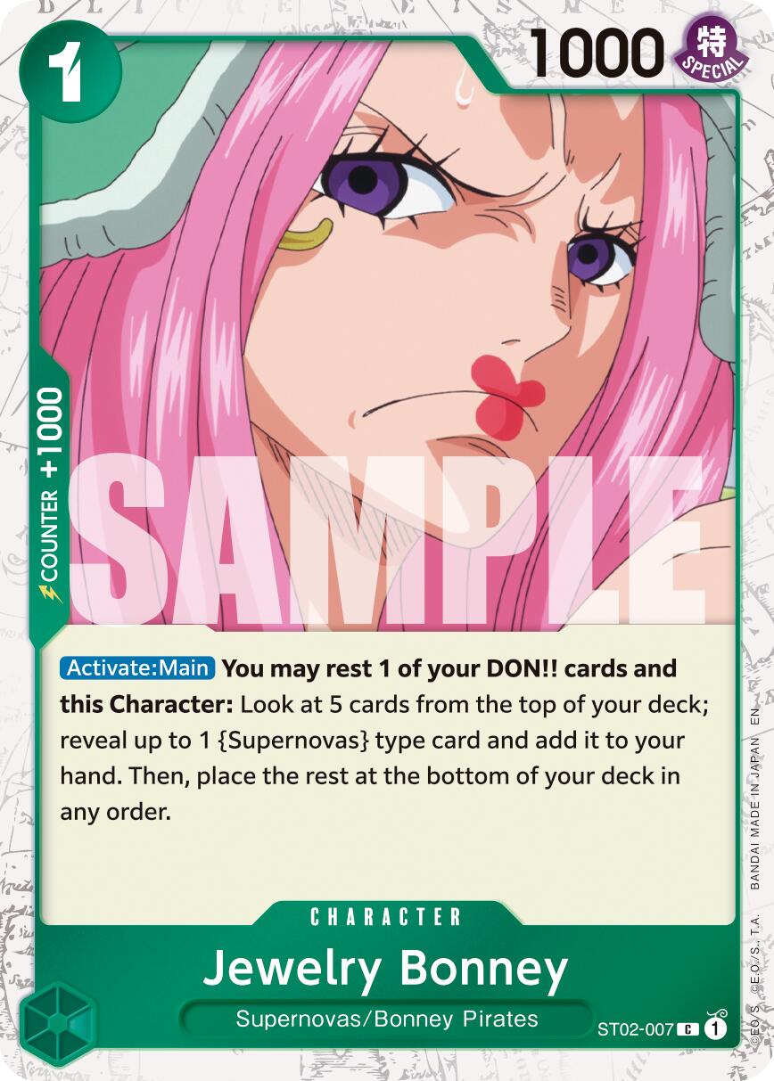 Jewelry Bonney (ST02-007) (Pirate Foil) [Premium Booster -The Best- Vol. 2] | Devastation Store