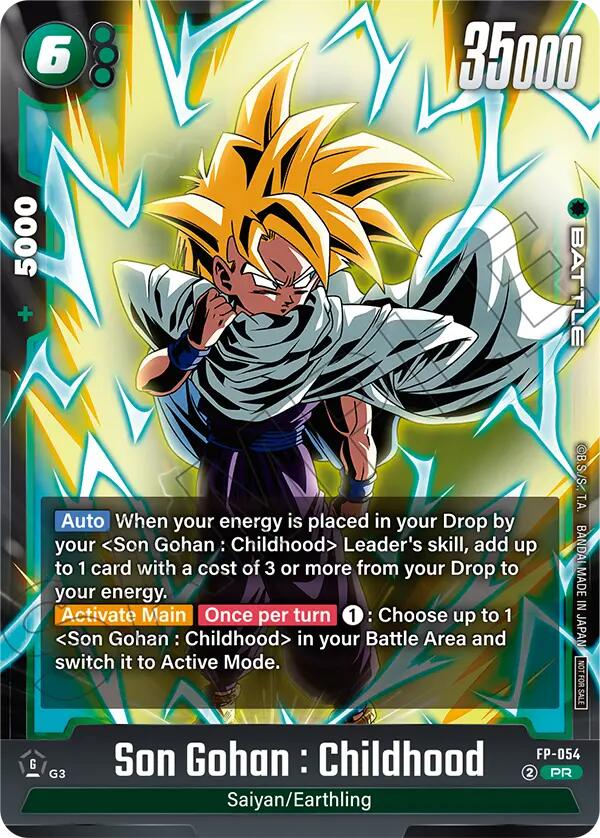Son Gohan : Childhood (FP-054) (Tournament Pack 08) [Fusion World Tournament Cards] | Devastation Store
