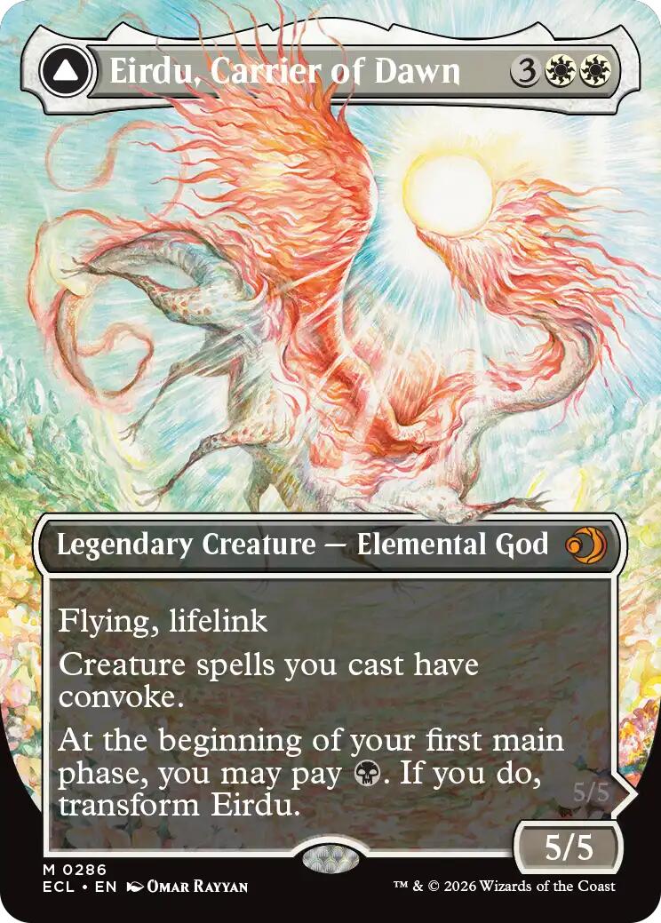 Eirdu, Carrier of Dawn (Borderless) [Lorwyn Eclipsed] | Devastation Store