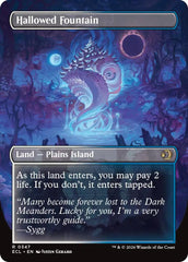 Hallowed Fountain (Borderless) [Lorwyn Eclipsed] | Devastation Store