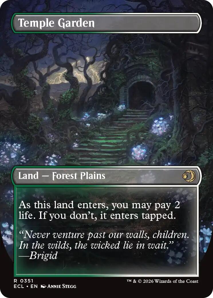 Temple Garden (Borderless) [Lorwyn Eclipsed] | Devastation Store