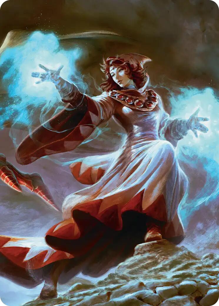 The Destined White Mage Scene Art Card [FINAL FANTASY Art Series] | Devastation Store