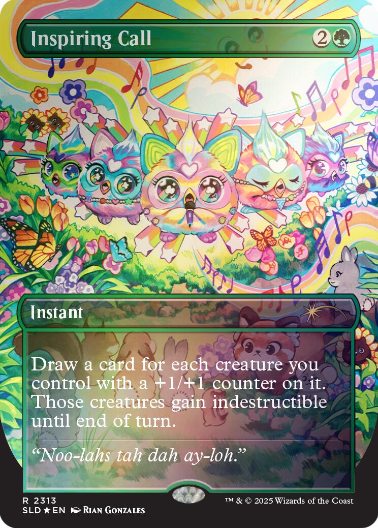 Inspiring Call (Rainbow Foil) [Secret Lair Drop Series] | Devastation Store