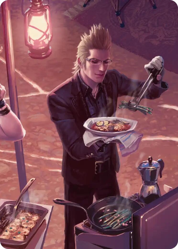 Campsite Cuisine Scene Art Card [FINAL FANTASY Art Series] | Devastation Store