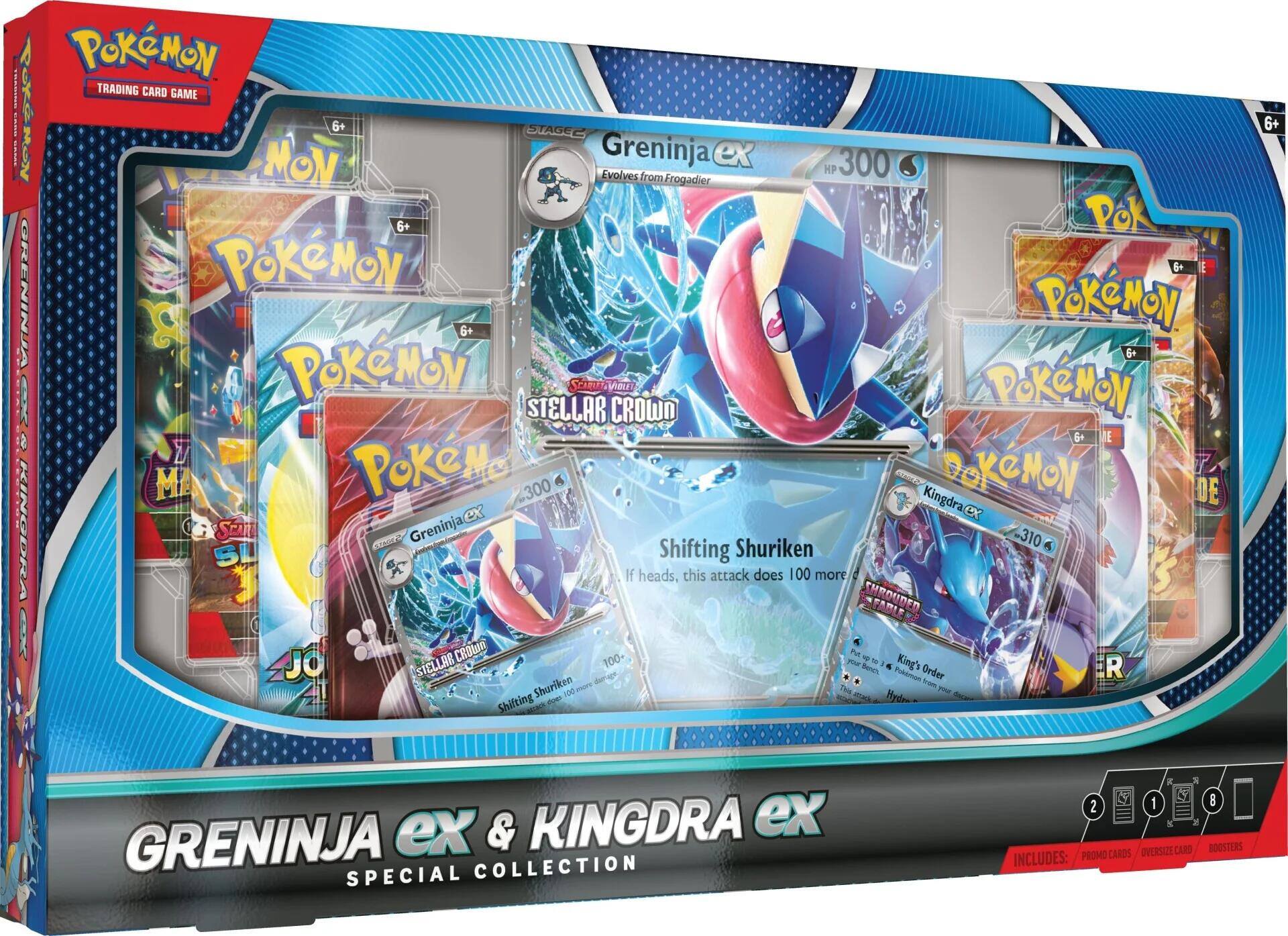 Greninja EX & Kingdra EX Special Collection Box | Devastation Store