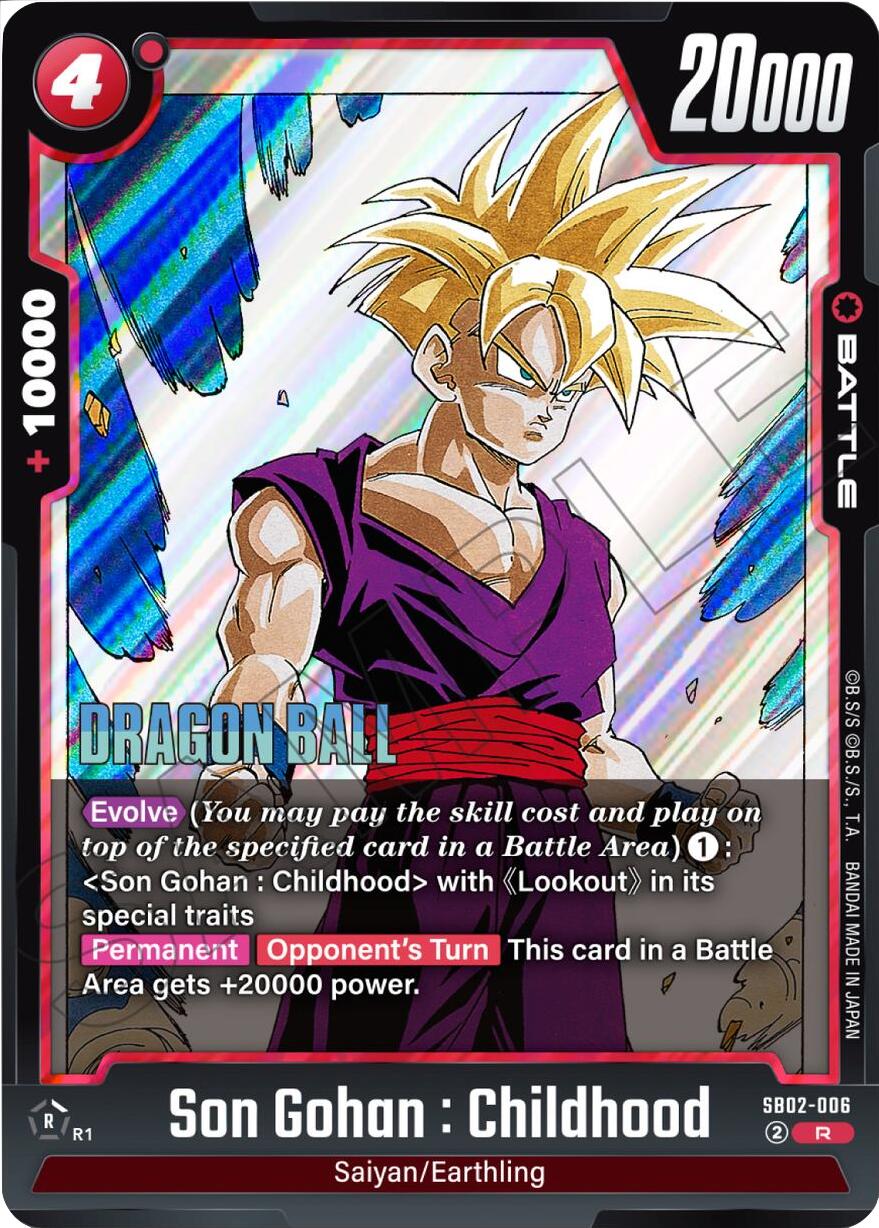 Son Gohan : Childhood (SB02-006) [Manga Booster 02] | Devastation Store