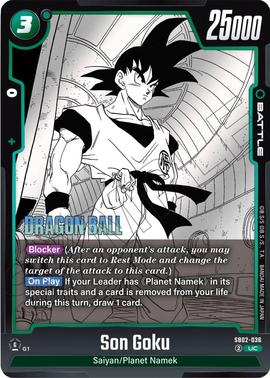 Son Goku (SB02-036) [Manga Booster 02] | Devastation Store