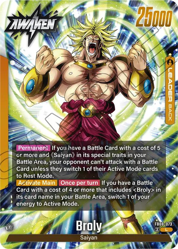 Broly (FB08-073) [Saiyan's Pride] | Devastation Store