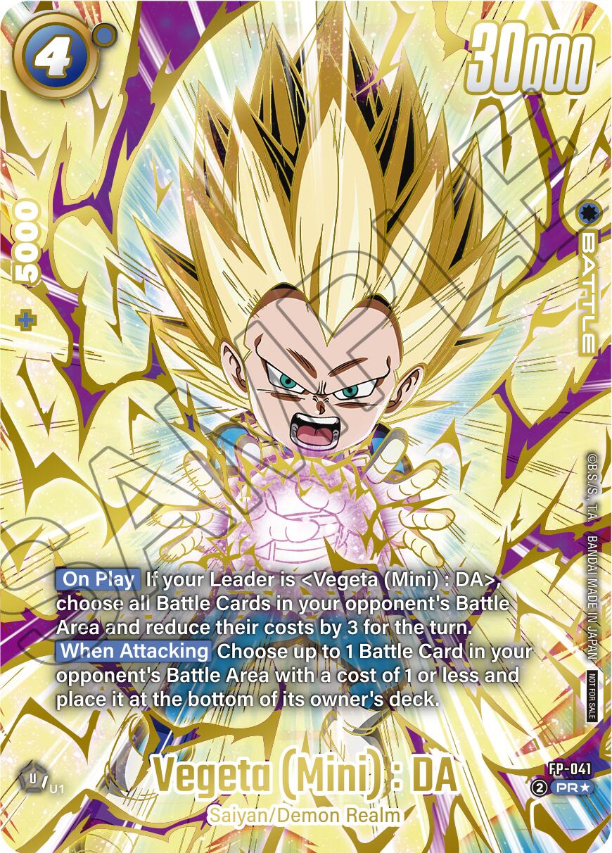 Vegeta (Mini) : DA - FP-041 (Ultimate Battle 2025 Vol.4) [Tournament and Championship Promos] | Devastation Store