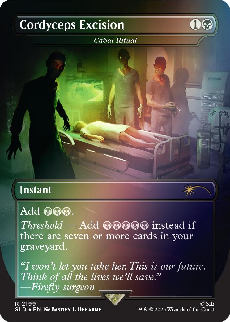 Cordyceps Excision - Cabal Ritual (Rainbow Foil) [Secret Lair Drop Series] | Devastation Store