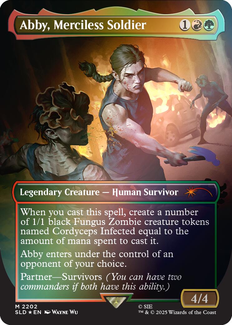 Abby, Merciless Soldier (Rainbow Foil) [Secret Lair Drop Series] | Devastation Store