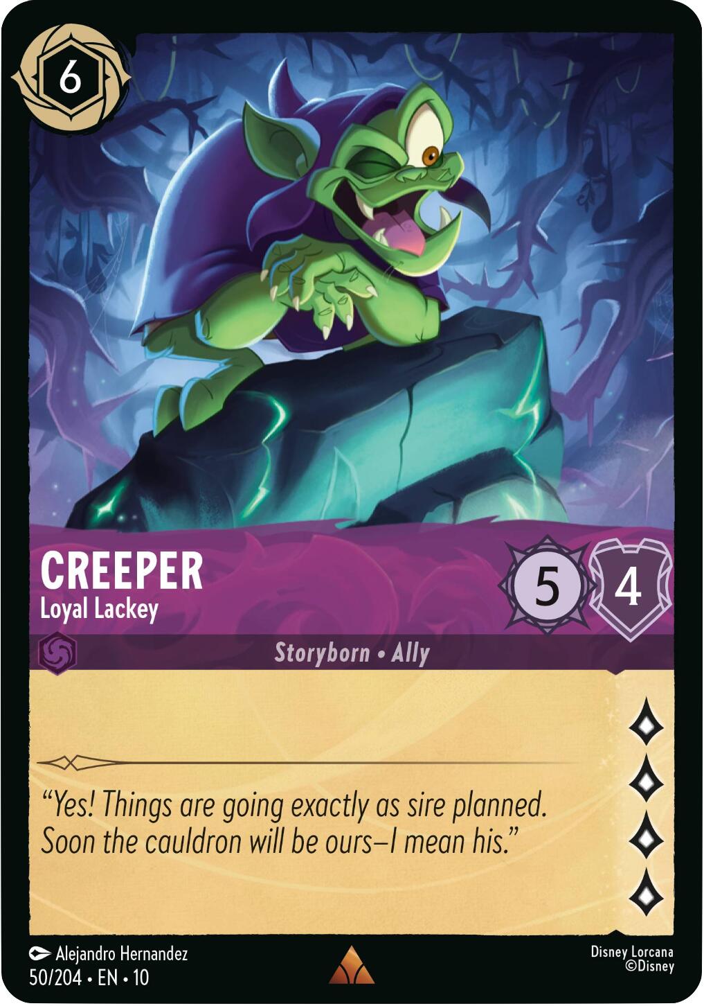 Creeper - Loyal Lackey (50/204) [Whispers in the Well] | Devastation Store