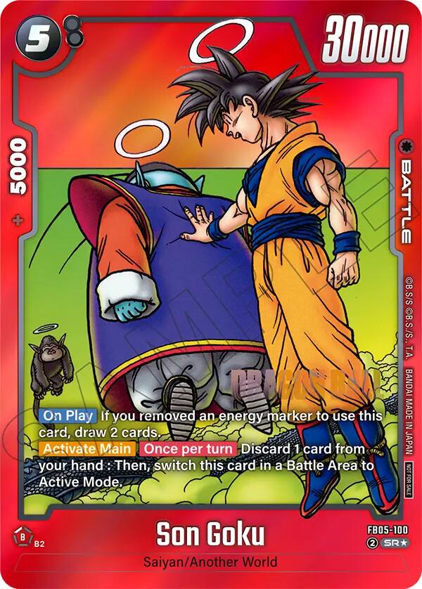 Son Goku (FB05-100) (Limited Pack MANGA Version 02) [Fusion World Promotion Cards] | Devastation Store