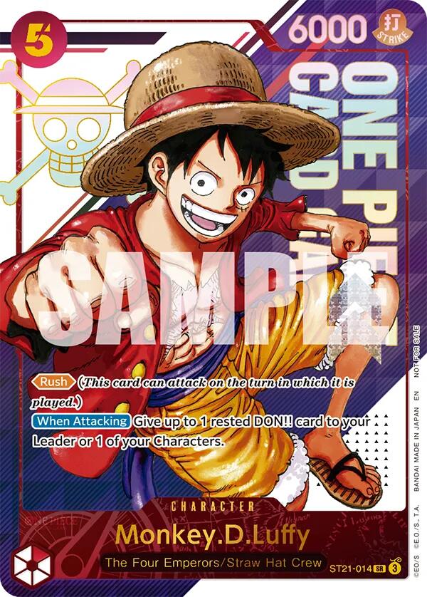 Monkey.D.Luffy (ST21-014) (3rd Anniversary Treasure Campaign Pack) [One Piece Promotion Cards] | Devastation Store
