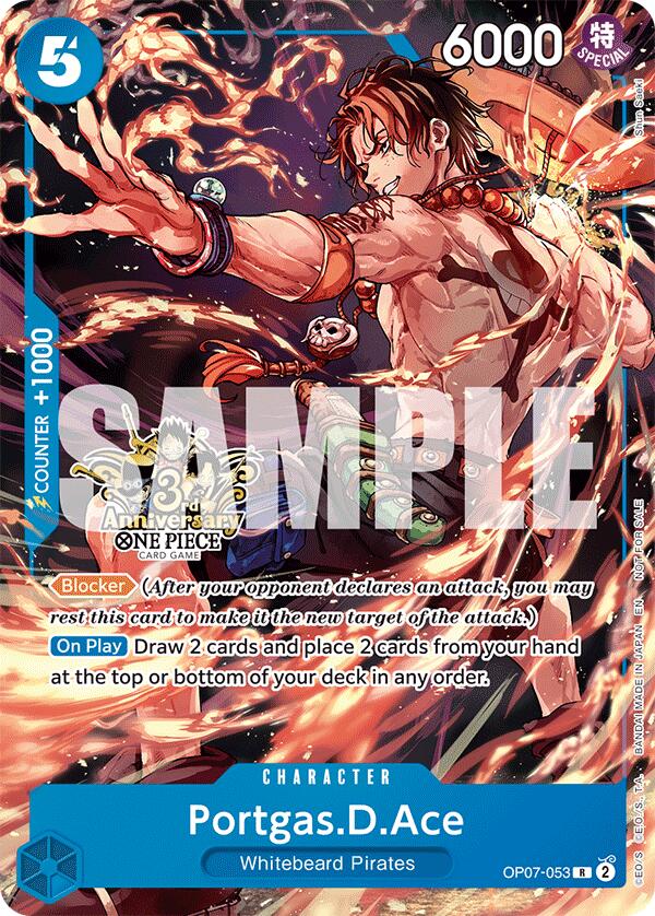 Portgas.D.Ace (OP07-053) (3rd Anniversary Tournament 3 Brothers Pack) [Carrying On His Will: 3rd Anniversary Tournament Cards] | Devastation Store