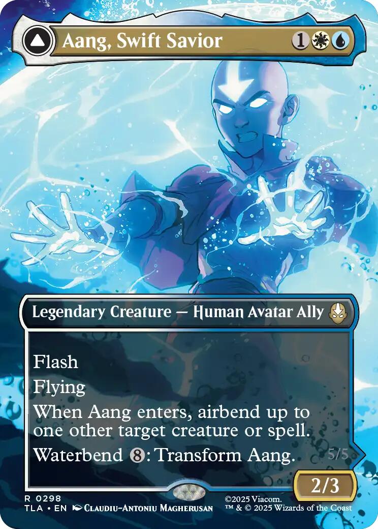 Aang, Swift Savior (298) (Borderless) [Avatar: The Last Airbender] | Devastation Store