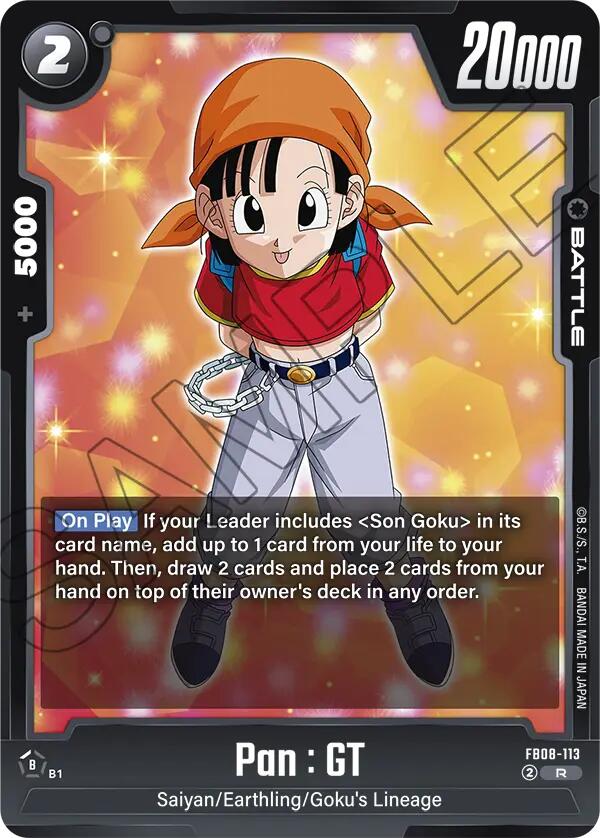 Pan : GT (FB08-113) [Saiyan's Pride] | Devastation Store