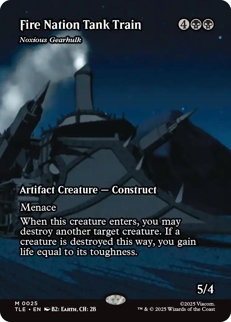 Fire Nation Tank Train - Noxious Gearhulk (Borderless) [Avatar: The Last Airbender: Eternal-Legal] | Devastation Store