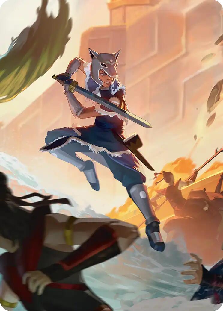 Sokka's Charge Art Card [Avatar: The Last Airbender Art Series] | Devastation Store