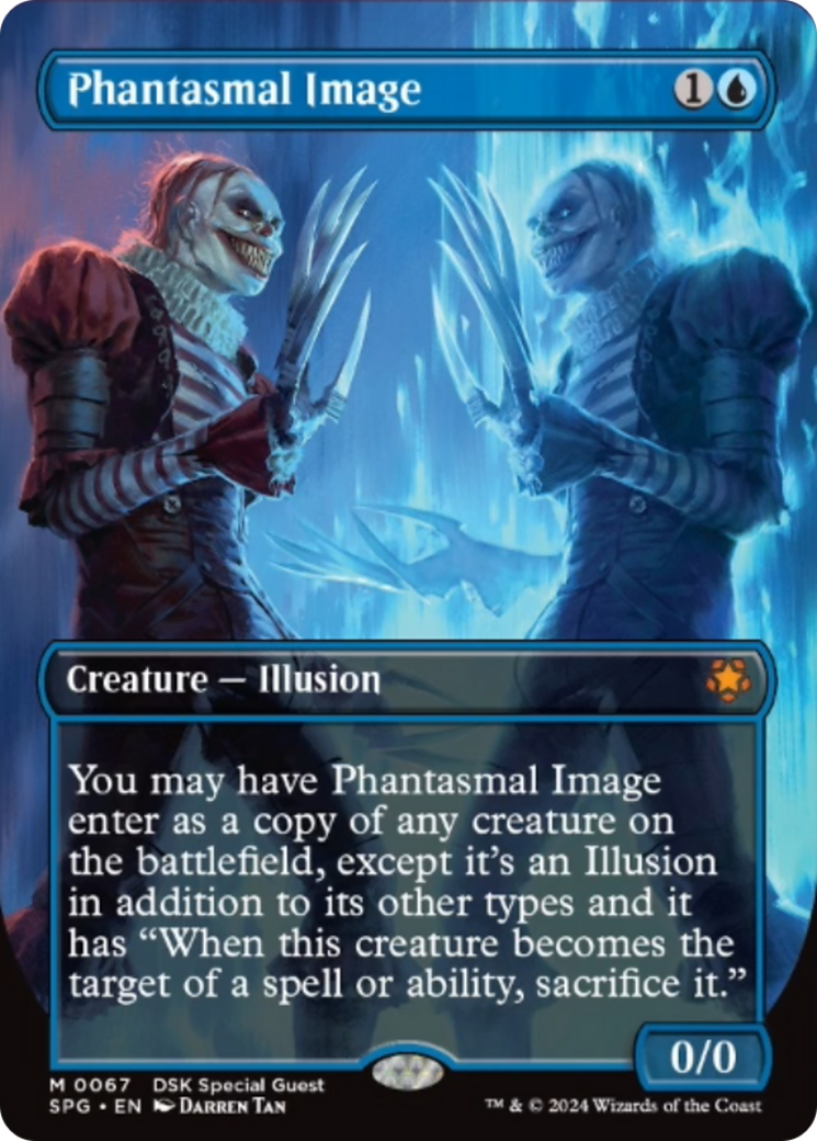 Phantasmal Image (Borderless) [Duskmourn: House of Horror Special Guests] | Devastation Store