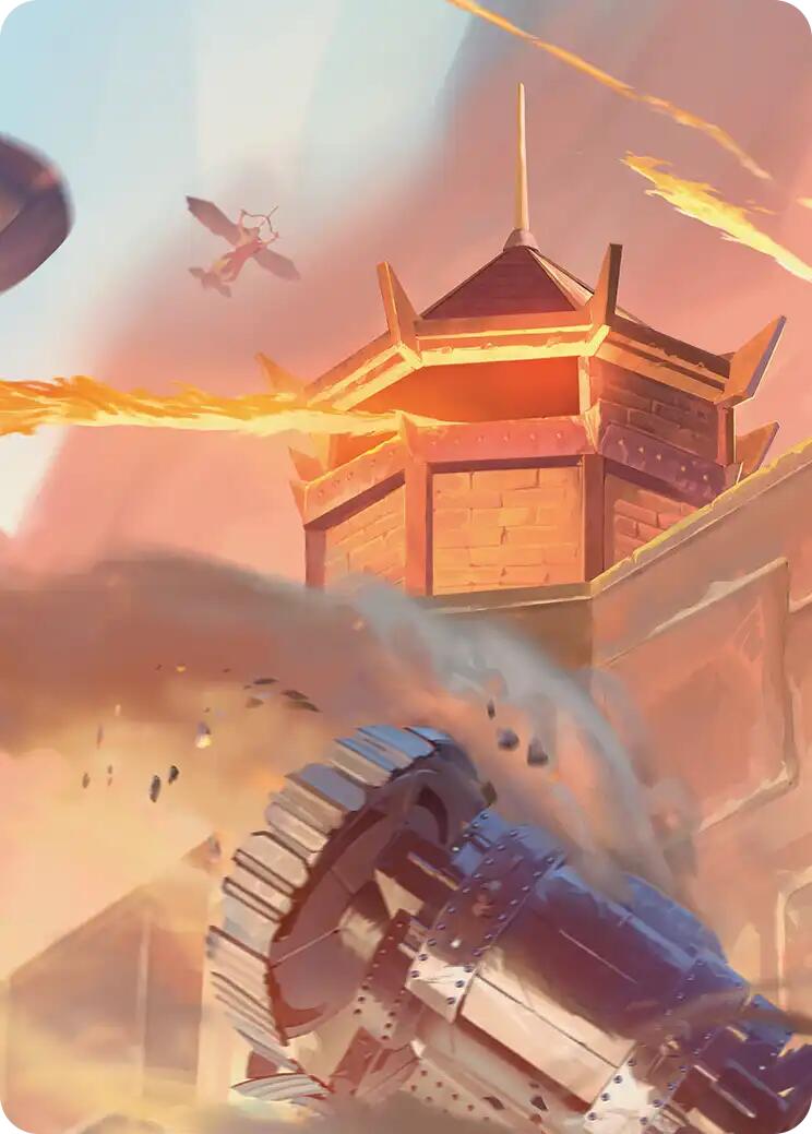Fire Nation Turret Art Card [Avatar: The Last Airbender Art Series] | Devastation Store