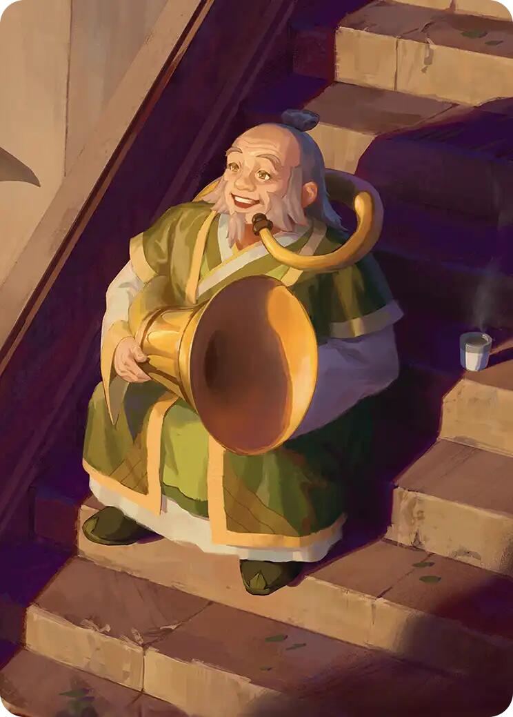 Uncle's Musings Art Card [Avatar: The Last Airbender Art Series] | Devastation Store