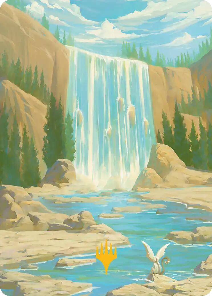 Island Art Card (Gold-Stamped Signature) [Avatar: The Last Airbender Art Series] | Devastation Store