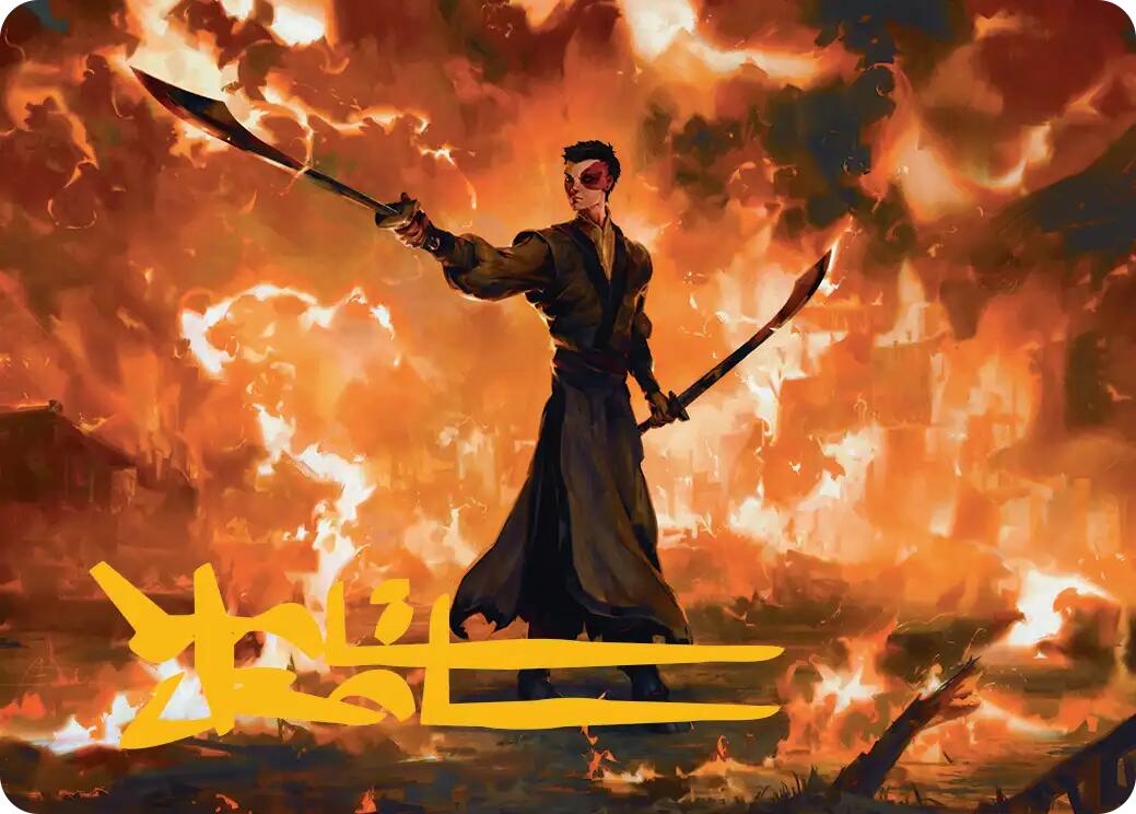 Zuko, Conflicted Art Card (Gold-Stamped Signature) [Avatar: The Last Airbender Art Series] | Devastation Store