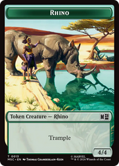 Rhino (013) // Elephant (012) Double-Sided Token [Marvel Super Heroes Commander Tokens] | Devastation Store