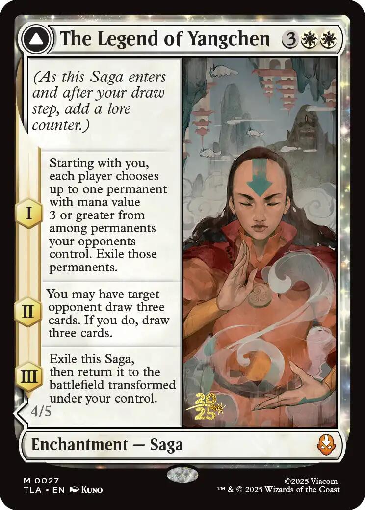 The Legend of Yangchen [Avatar: The Last Airbender Prerelease Cards] | Devastation Store